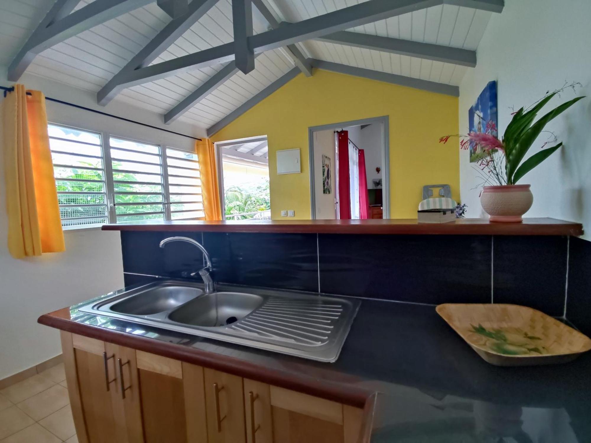 Bungalow With Sea View In Deshaies Chambre photo